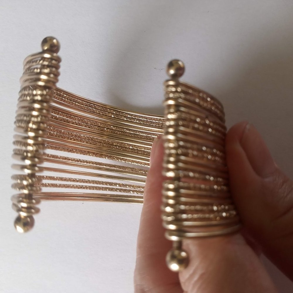 Hippie Boho Multilayer Cuff Bangle Bracelet